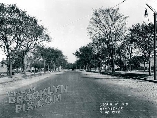 Eastern Parkway, looking east from Ocean Parkway, 1915 Old Vintage Photos and Images