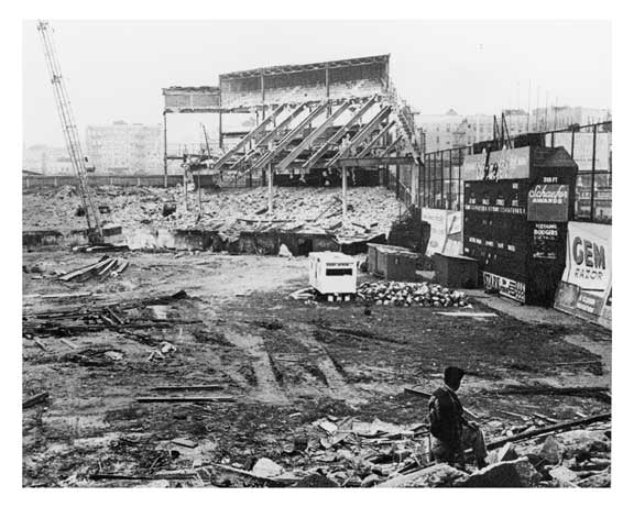 Ebbets Field Demolition - 1960 - Brooklyn NY