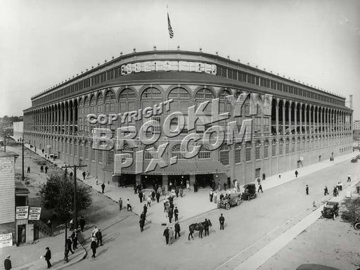 Ebbets Field entrance, "The Rotunda," soon after the field was opened Old Vintage Photos and Images