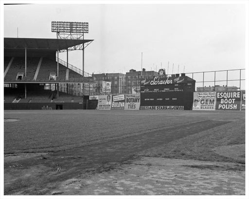 Ebbets Field with Score Sign Close Up