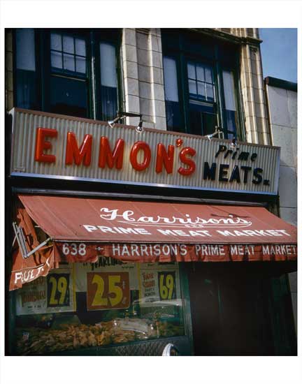 Emmon's Prime Meats Old Vintage Photos and Images