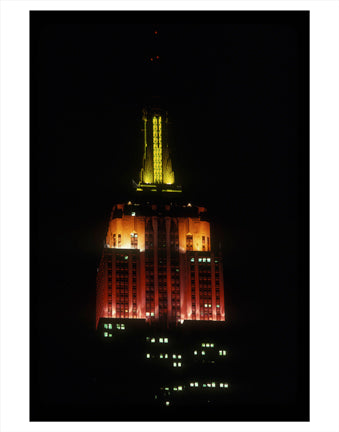 Empire State Building at Night Old Vintage Photos and Images