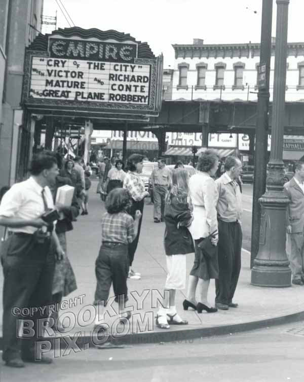 Empire Theater, 10 Ralph Avenue off Broadway, Bed-Stuy, c.1951 Old Vintage Photos and Images