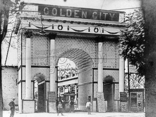 Entrance to Golden City Park, 1907 Old Vintage Photos and Images
