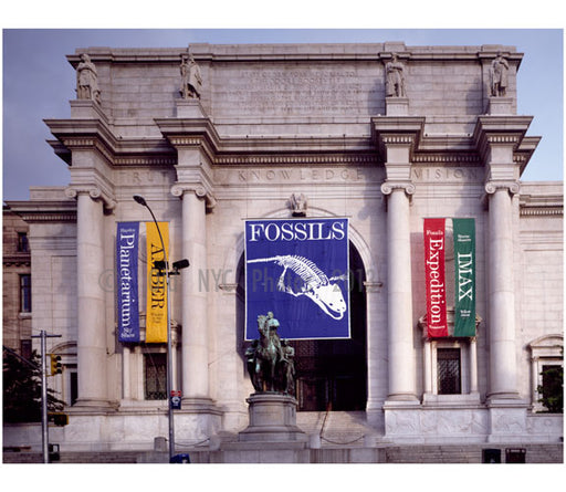 Entrance to the American Museum of Natural History & Hayden Planetarium Old Vintage Photos and Images