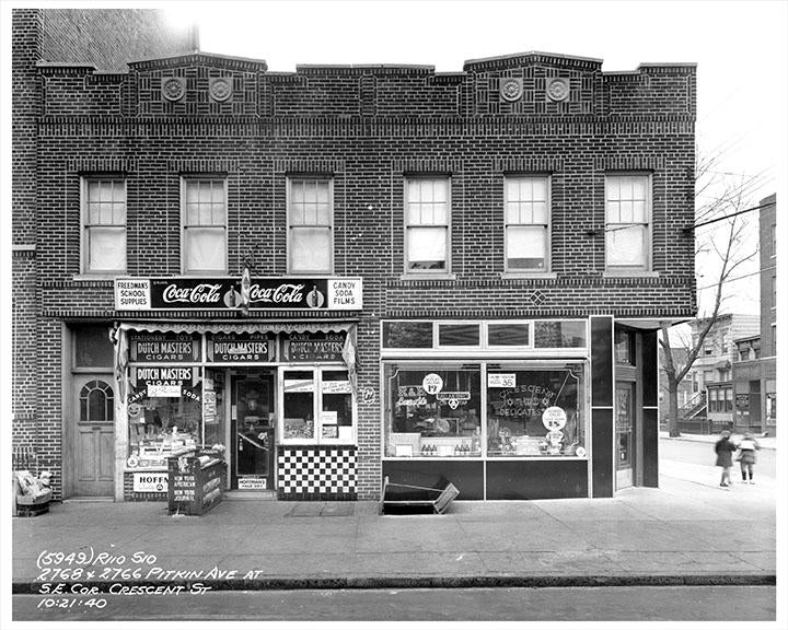 East New York Pitkin Avenue at Southeast Corner of Crescent Street 1940 Photos, Pictures and Images