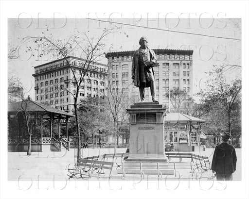 Ericsson Statue Battery Park Manhattan NYC Old Vintage Photos and Images