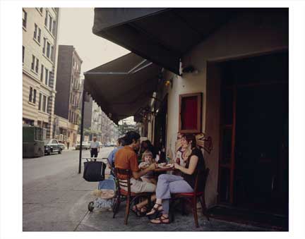 Family Eating Greenwich Village Old Vintage Photos and Images
