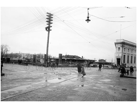 Far Rockaway Station - 20th Street & Mott Ave 1914 Old Vintage Photos and Images