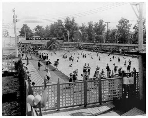Farragut Pool 1940 East Flatbush Brooklyn, NY Old Vintage Photos and Images
