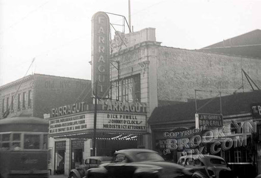 Farragut Theater, 1401 Flatbush Avenue, Flatlands, 1944 Old Vintage Photos and Images