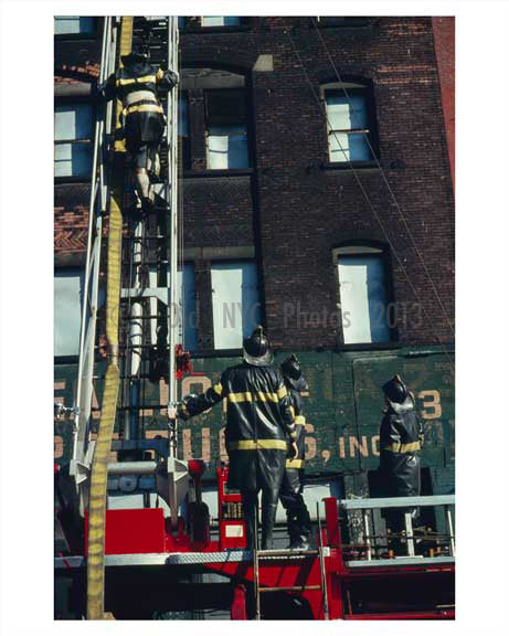 FDNY at work in Brooklyn NY 1965 Old Vintage Photos and Images