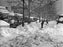 Fifth Avenue northeast from 44th Street, Blizzard of '47 Old Vintage Photos and Images