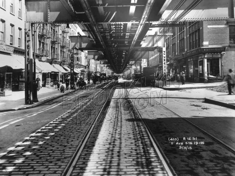 Fifth Avenue northeast from Sterling Place, 1915 Old Vintage Photos and Images