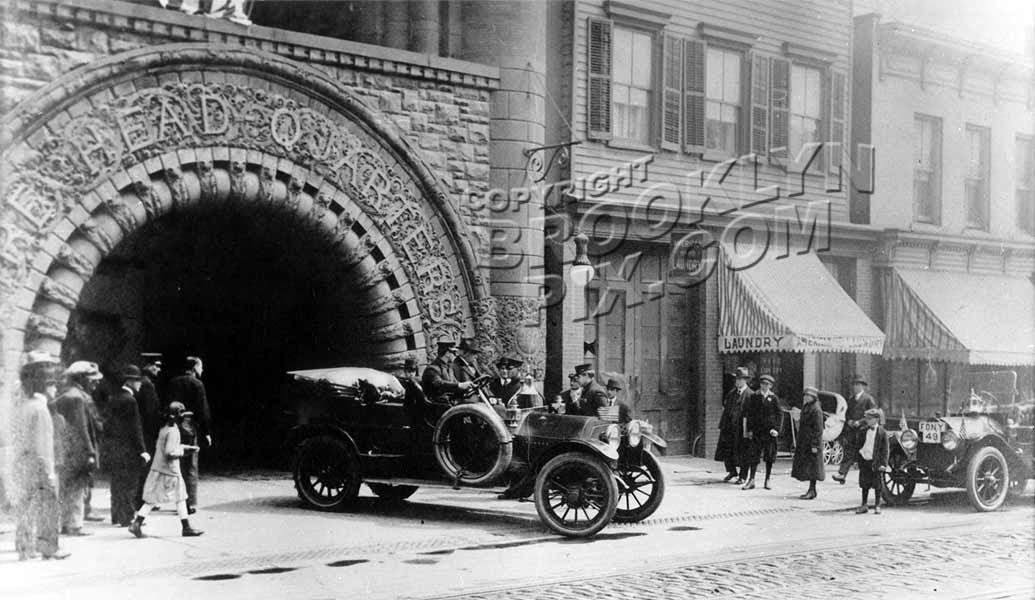 Fire Department Headquarters on Jay Street, c.1925 Old Vintage Photos and Images
