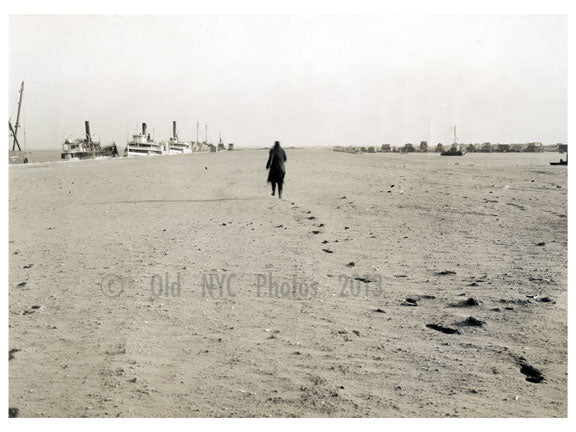 Flatbush Ave Ext 1924 - looking south on line of ext 5 of present bulkhead Old Vintage Photos and Images