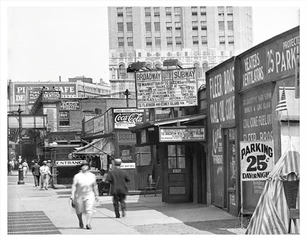 Flatbush Ave & One Hanson Prospect Heights Brooklyn NY Old Vintage Photos and Images