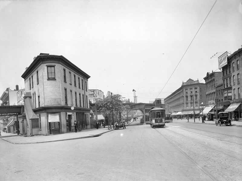 Flatbush Avenue looking from Dean Street toward Fifth Avenue, 1914 Old Vintage Photos and Images