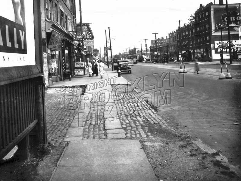 Flatbush Avenue looking south to Avenue I, 1935 Old Vintage Photos and Images