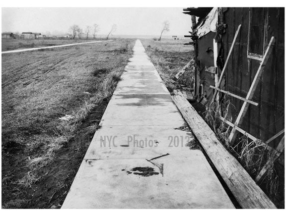 Flatbush relief sewer - from E. 57th 1925 Old Vintage Photos and Images
