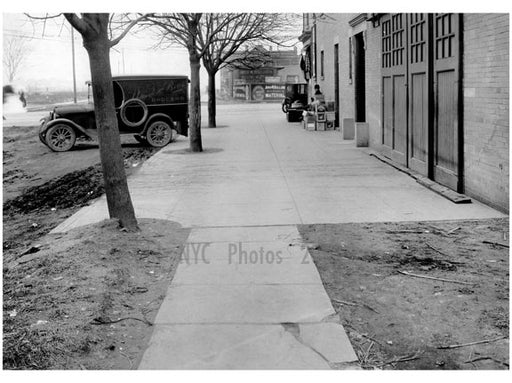 Flatbush relief sewer - from Flatbush Ave. 1925 II Old Vintage Photos and Images