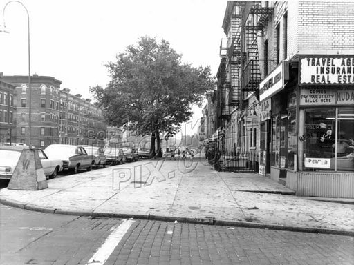 Fourth Avenue looking southwest from 47th Street, 1968 Old Vintage Photos and Images