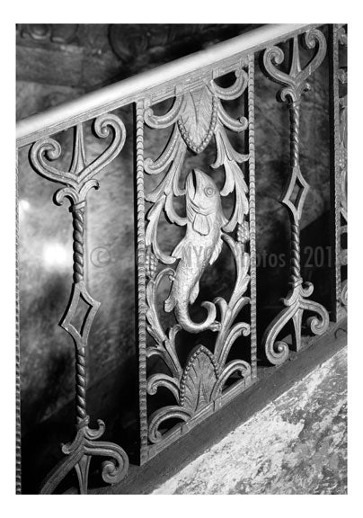 Fox Theater - Balcony railing detail - 20 Flatbush Ave & 1 Nevins St. Old Vintage Photos and Images