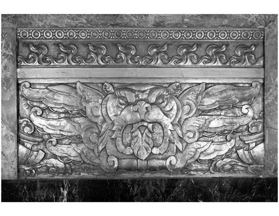 Fox Theater - decorative panel in Grand Lobby - 20 Flatbush Ave & 1 Nevins St. Old Vintage Photos and Images