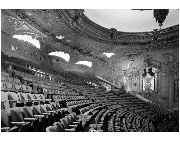 Fox Theater - middle and upper balcony levels  - 20 Flatbush Ave & 1 Nevins St. Old Vintage Photos and Images