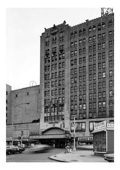 Fox Theater -partial front view  - 20 Flatbush Ave & 1 Nevins St. Old Vintage Photos and Images