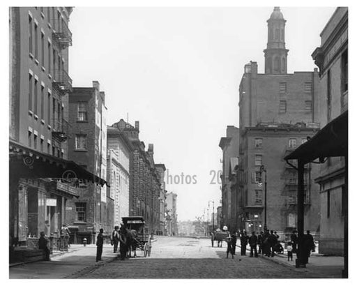 Franklin & Varick Streets - Tribeca - Manhattan 1915 C Old Vintage Photos and Images