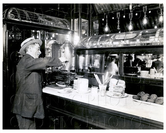 Free Lunch at Old Time Saloon Manhattan NYC 1908 Old Vintage Photos and Images