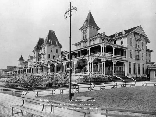 Front of Brighton Beach Hotel, 1915 Old Vintage Photos and Images