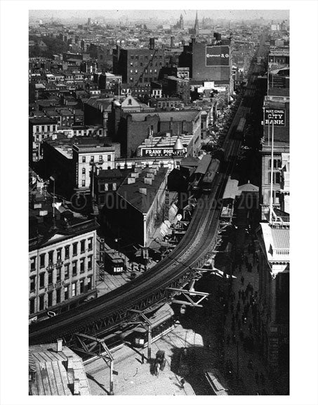 Fulton & Court Street Aerial View Old Vintage Photos and Images