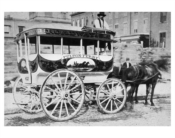 Fulton Ferry Carriage Old Vintage Photos and Images