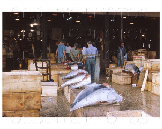 Fulton Fish Market Manhattan, NYC 1964 Old Vintage Photos and Images