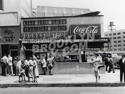 Fulton Street and Flatbush Avenue Extension, 1959 Old Vintage Photos and Images
