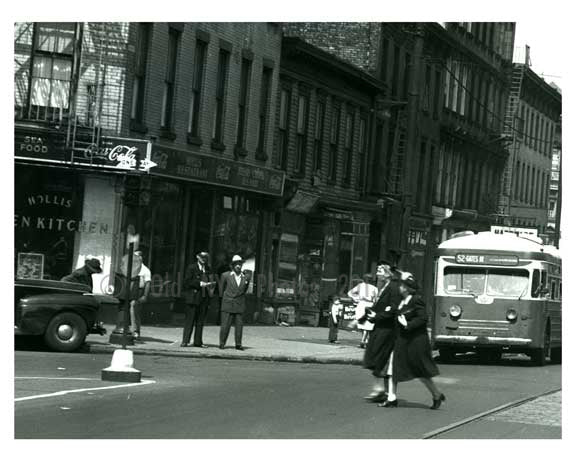 Fulton Street - Fort Greene - Brooklyn NY 1947 Old Vintage Photos and Images