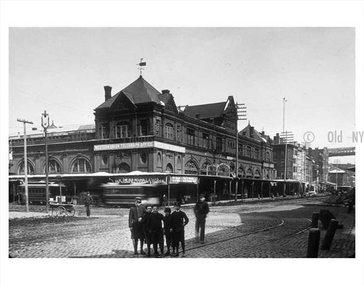 Fulton Street Western Union Telegraph office Old Vintage Photos and Images