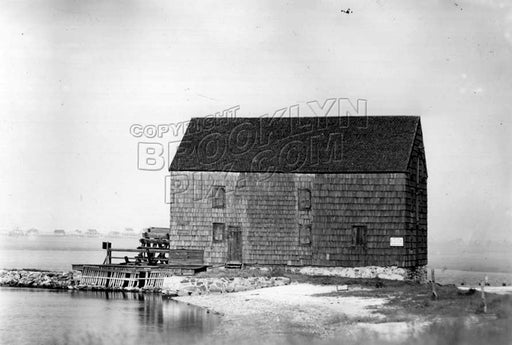 Gerritsen's Mill, Marine Park area, south of Avenue U, 1930 Old Vintage Photos and Images