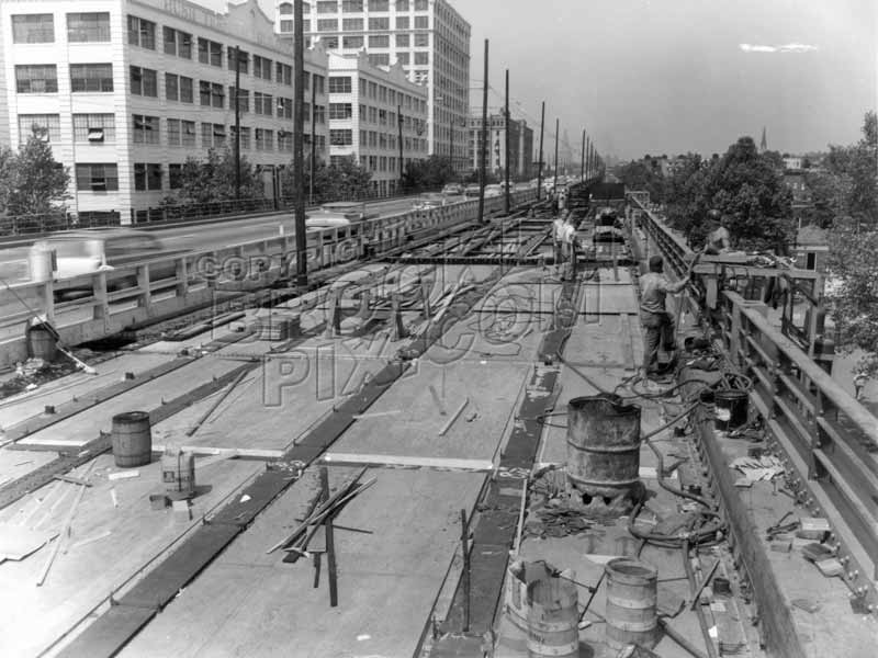 Gowanus Expressway reconstruction, 1961 Old Vintage Photos and Images