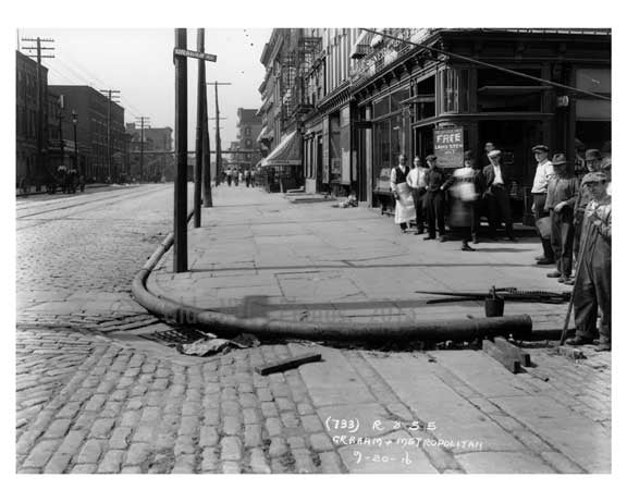 Graham & Metropolitan  Avenue  - Williamsburg - Brooklyn, NY 1916 D Old Vintage Photos and Images