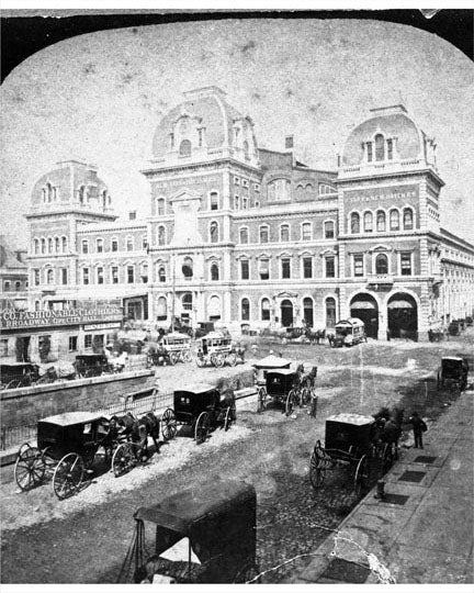 Grand Central Depot 1875 Front Old Vintage Photos and Images