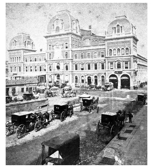 Grand Central Depot circa 1872 Old Vintage Photos and Images