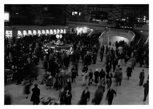 Grand Central Station 1940's Midtown East - Manhattan Old Vintage Photos and Images