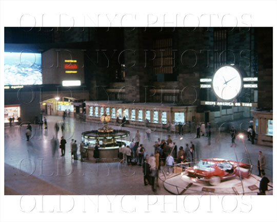 Grand Central Station at night New York August 9 1962 Old Vintage Photos and Images