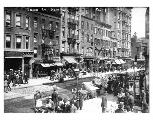 Grand Street Manhattan  Old Vintage Photos and Images