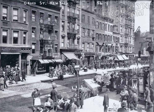 Grand Street east of Essex Street, 1909 Old Vintage Photos and Images