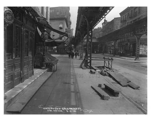 Greenwich Street - Greenwich Village - Manhattan  1914 H Old Vintage Photos and Images