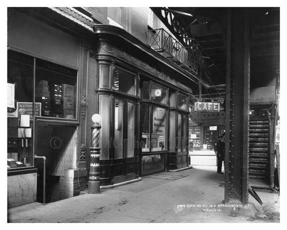 Greenwich Street - Greenwich Village - Manhattan  1914 Old Vintage Photos and Images